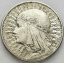 10 zł złotych Głowa kobiety 1932, stan około 3