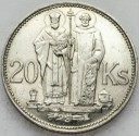 20 koron Słowacja 1941 Cyryl i Metody
