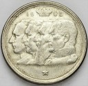 100 franków Belgia 1950 królowie