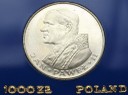 1000 zł złotych 1982 Jan Paweł II, stan 1-
