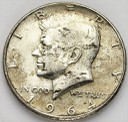 1/2 Dolara Half Dollar Kennedy 1964