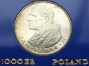 1000 zł złotych 1983 Jan Paweł II, stan 1-