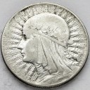 5 zł złotych 1932 Głowa kobiety, stan 3