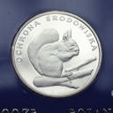 500 zł 1985 Wiewiórka Ochrona Środowiska, stan L-