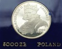 5000 zł 1989 Władysław Jagiełło POPIERSIE, stan L-