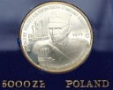 5000 zł złotych 1989 Westerplatte Sucharski st.L-