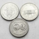 3 x 1 dolar Kanada 1971-1974 NIKIEL