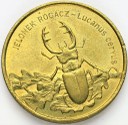 2 zł, złote 1997 Jelonek Rogacz, stan 1-