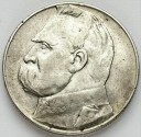 10 zł złotych Józef Piłsudski 1935, stan 3