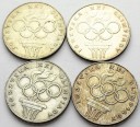 LOT 4 x 200 zł 1976 OLIMPIADA INWESTYCJA SREBRO