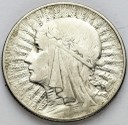 5 zł złotych Głowa kobiety 1934, stan 3