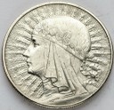 10 zł złotych Głowa kobiety 1932, stan 3+
