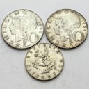 LOT 10 + 10 + 5 szylingów Austria 1958-1961