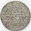 10 fenigów WM Gdańsk 1923