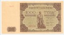 1000 zł Tysiąc złotych Seria B 1947, stan 2-