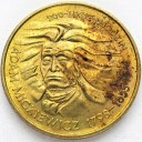 2 zł, złote 1998 Adam Mickiewicz, stan 2