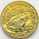 2 zł, złote 1998 Ropucha Paskówka, stan 1-