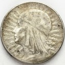 10 zł złotych Głowa kobiety 1933, stan 3+