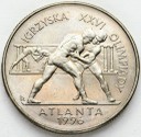 2 zł, złote 1995, Atlanta Zapasy, stan 1-