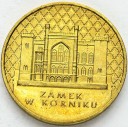 2 zł, złote 1998 Zamek w Kórniku, stan 1-
