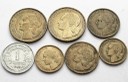Lot 7 x 1-50 franków Francja 1945-1957