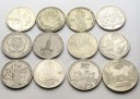 12 x od 1 do 5 rubli Rosja ZSRR 1965-1990 okolicz.
