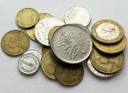 21 x od 1 centyma do 10 franków Francja 1960-1991
