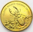 2 zł, złote 1997 Jelonek Rogacz, stan 1-