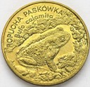2 zł, złote 1998 Ropucha Paskówka, stan 1-