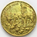 2 zł, złote 1999 Wilk Wilki, stan 2