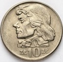 10 zł złotych 1966 Tadeusz Kościuszko, stan 1-
