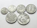 5 zł 1958 2 zł 1959 1 zł 1968 50 gr 1968 20 gr...