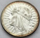 10 zł złotych Głowa kobiety 1932, stan 3+