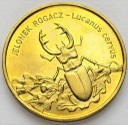2 zł, złote 1997 Jelonek Rogacz, stan 1-/1