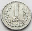 1 zł, jeden złoty 1967, stan 3