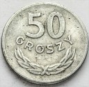 50 gr 1968 r., pięćdziesiąt groszy, stan 3