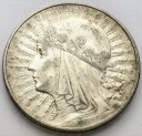 10 zł złotych Głowa kobiety 1932, stan 3+