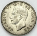 1/2 Korony, Half Crown 1942 Wielka Brytania SREBRO