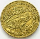 2 zł, złote 1998 Ropucha Paskówka, stan 2