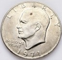 1 dolar USA 1971 Eisenhower, stan 2