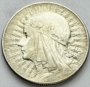 5 zł złotych Głowa kobiety 1933, stan 3