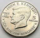 Niue 5 dolarów 1988 Kennedy Berliner