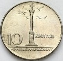 10 zł, złotych 1966 MAŁA Kolumna Zygmunta, stan 1-