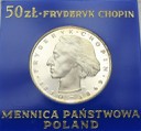 50 zł złotych 1972 Fryderyk Chopin, stan L