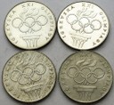 LOT 4 x 200 zł 1976 OLIMPIADA INWESTYCJA SREBRO
