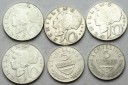 LOT 6 x od 5 do 10 szylingów Austria
