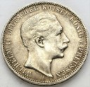 3 Marki Drei Mark 1909 A Prusy Wilhelm II stan 2-