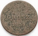 1 gr, jeden grosz 1839 MW, stan 4