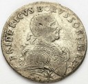 Niemcy, 18 groszy, ort, 1752 E, stan 3, RZADKA