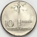 10 zł, złotych 1965 DUŻA Kolumna Zygmunta, stan 1-